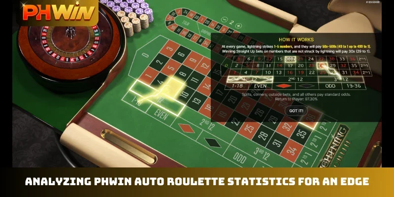 Analyzing PHWIN Auto Roulette statistics for an edge