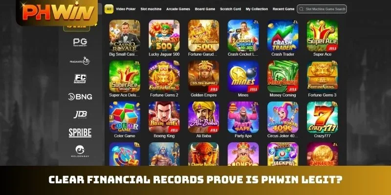 Clear financial records prove is PHWIN legit?