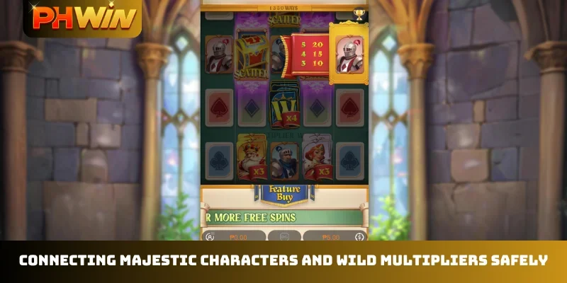 Connecting majestic characters and wild multipliers safely
