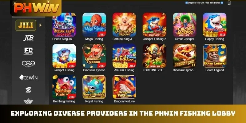 Exploring diverse providers in the PHWIN Fishing lobby