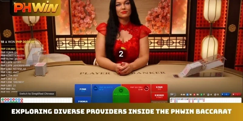 Exploring diverse providers inside the PHWIN Baccarat lobby