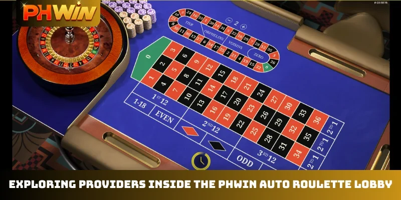 Exploring providers inside the PHWIN Auto Roulette lobby