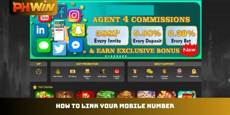 How to link your mobile number