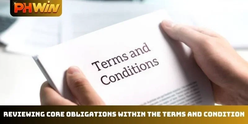 Reviewing core obligations within the Terms and condition