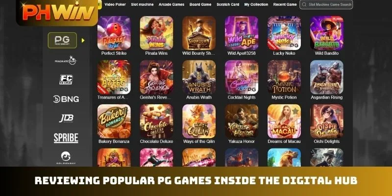 Reviewing popular PG games inside the digital hub