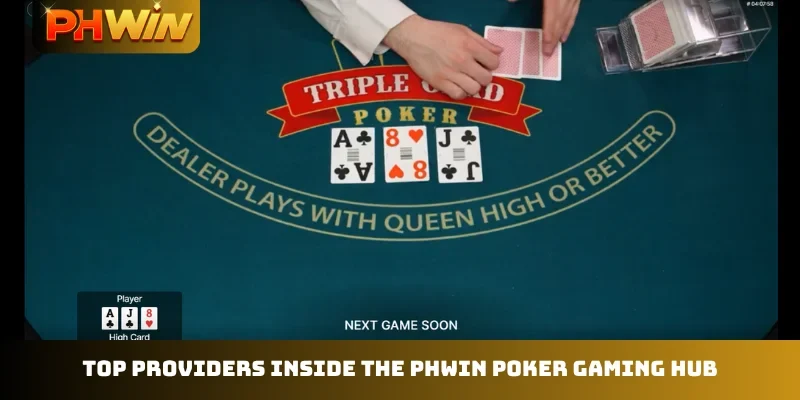 Top providers inside the PHWIN Poker gaming hub