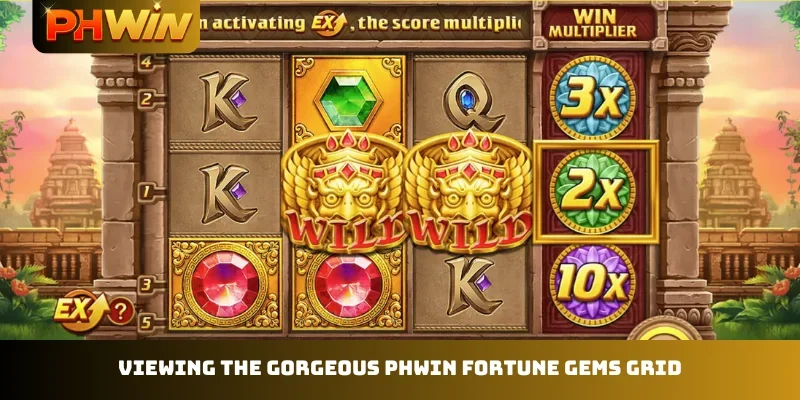 Viewing the gorgeous PHWIN Fortune Gems grid